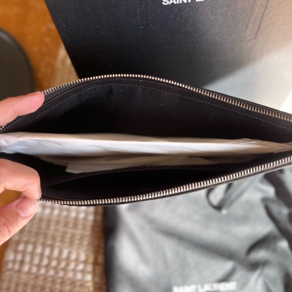 YSL Rive Gauche wristlet - Picture 5 of 13